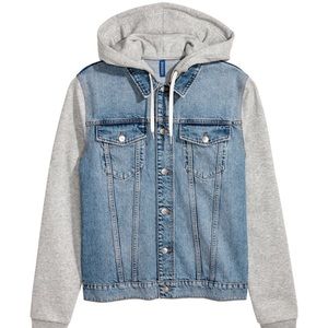 H&M Hooded Denim Jacket